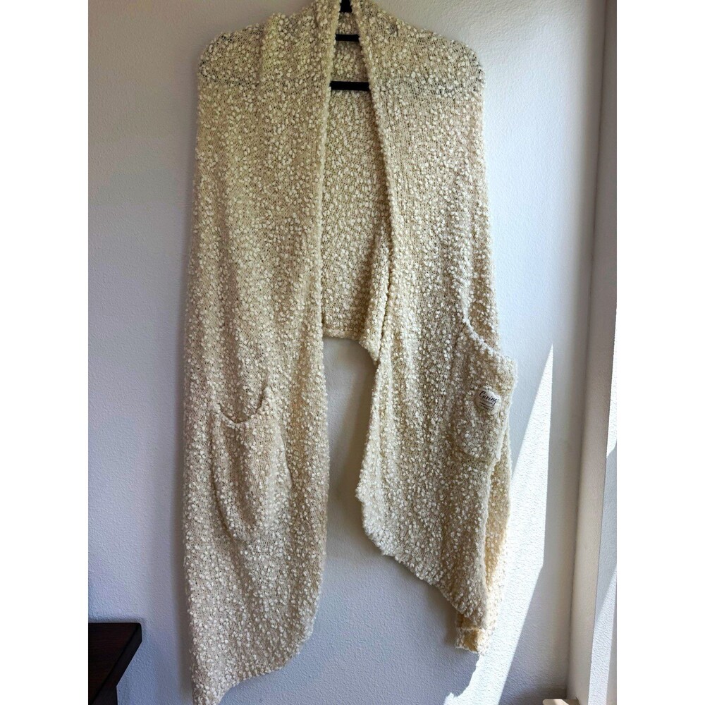 DEMDACO Giving Collection Ivory Textured Knit Nylon Shawl/Wrap